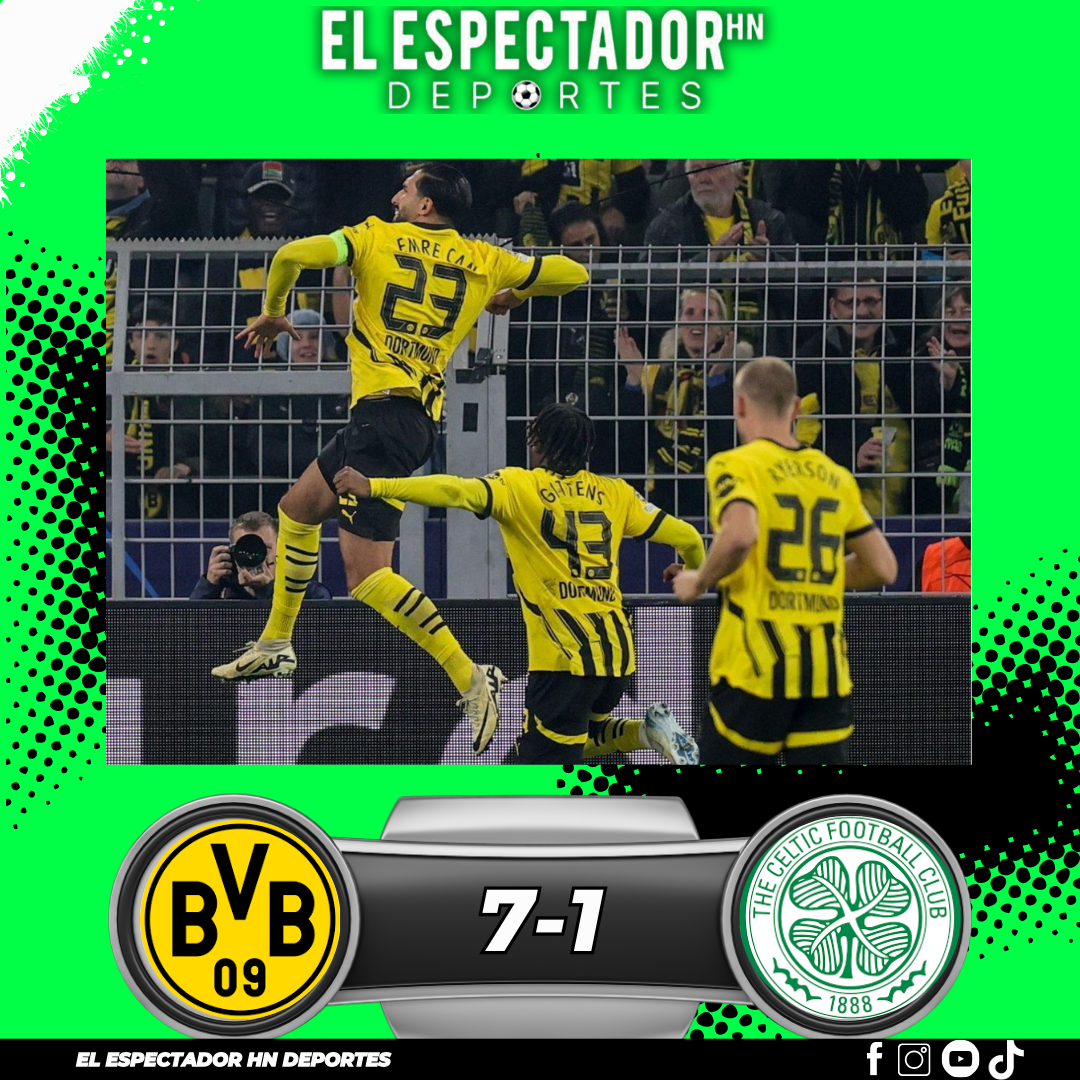 Borussia Dortmund demolishes Celtic with a tremendous 7-1 win