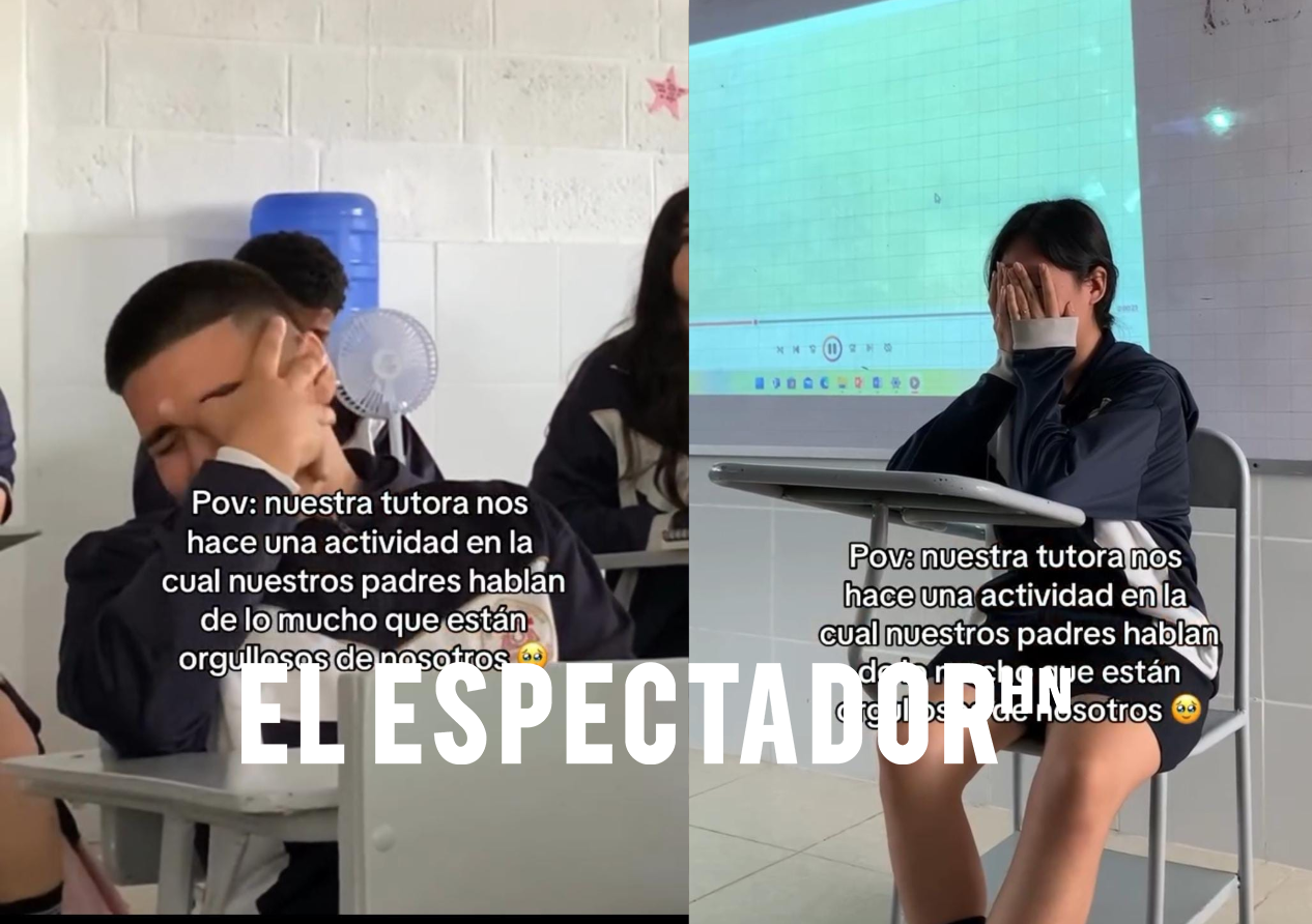 Video viral de estudiantes recibiendo palabras de ánimo y amor de sus padres