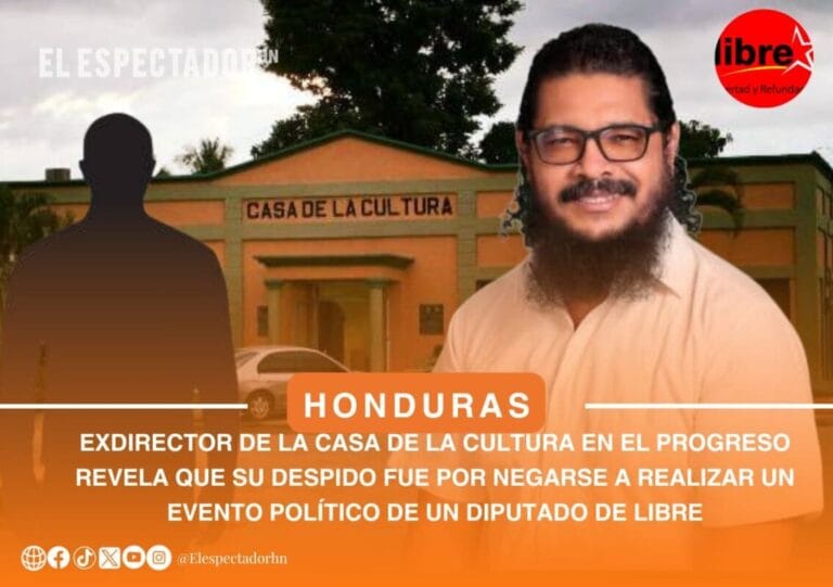 Negarse a utilizar la casa de la cultura para evento político de libre le costó su puesto de trabajo