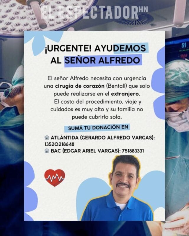 BANCO ATLÁNTIDA (a nombre de Gerardo Alfredo Vargas): 13520218648BAC CREDOMATIC (a nombre de Edgar Ariel Vargas): 751883331