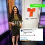 Carmen Boquín estrena “nueva casa” en Telemundo Deportes
