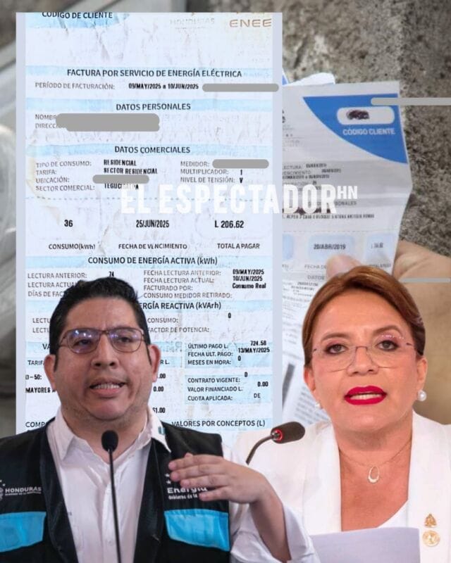 Subsidios eléctricos del gobierno no solo esta ciudadana denuncia, en redes sociales ya han dado a conocer muchos hondureños sus casos