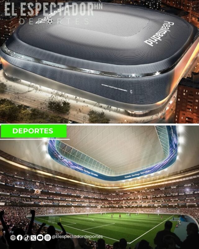 El Real Madrid revela el costo millonario del nuevo Santiago Bernabéu