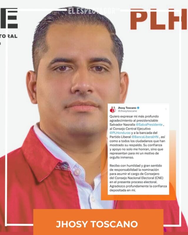 Jhosy Toscano promete servir a Honduras con amor y transparencia desde el CNE
