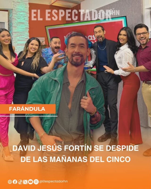 David Jesús Fortín se despide de las mañanas del cinco