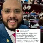 Mauricio Rivera denuncia que el fraude de Mel "ya está en marcha"