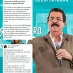 Mel Zelaya promueve la violencia para evitar las elecciones generales, denuncia Foro de Madrid