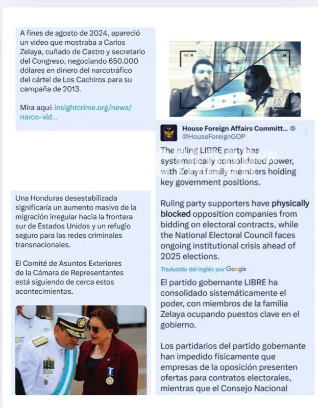 Comité de Asuntos Exteriores de EE.UU. advierte que Honduras enfrenta una crisis democrática
