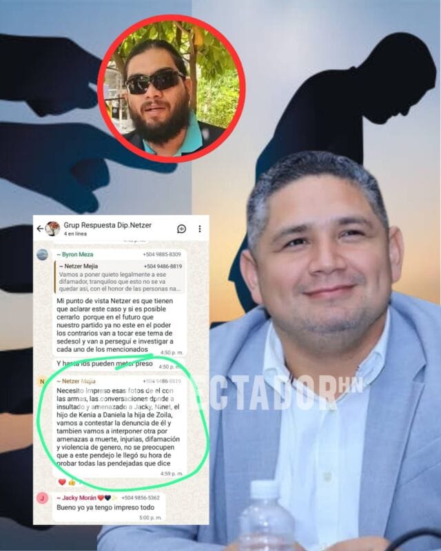 Óscar Zelaya presenta denuncia contra Netzer Mejía y sus colaboradores por obstrucción a la justicia y difamación