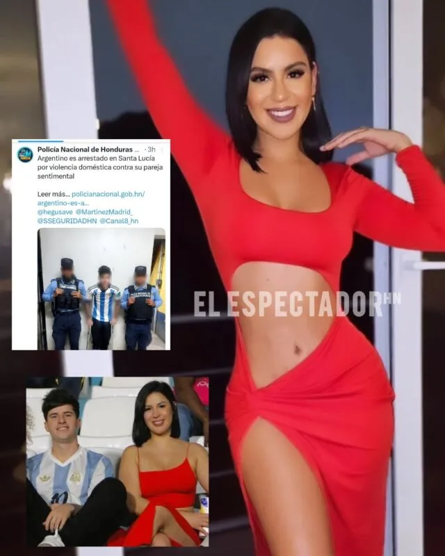 Marcela Duarte denuncia a su pareja por violencia doméstica en Santa Lucía
