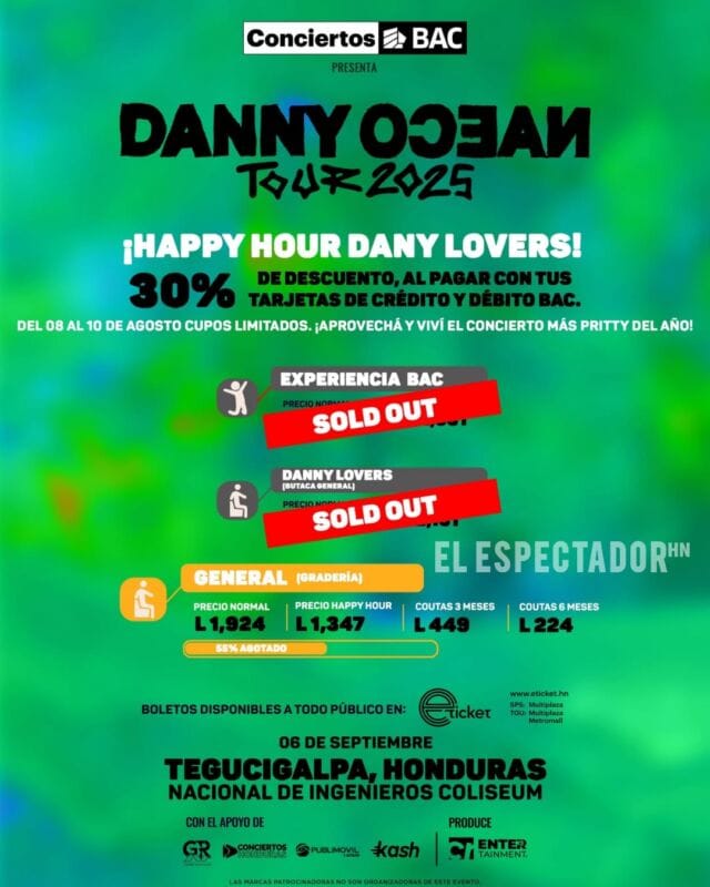 Danny Ocean llega a Tegucigalpa: descuento especial para sus fans