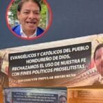 Mario Banegas sobre pancarta de la caminata: "no nos amedentrarán, nos dan más fuerza"