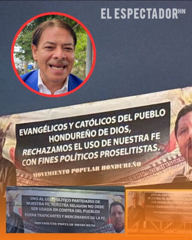 Mario Banegas sobre pancarta de la caminata: "no nos amedentrarán, nos dan más fuerza"