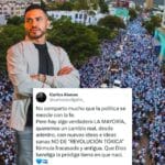 Carlos Zúniga reacciona “no a la revolución tóxica” tras marcha de iglesias