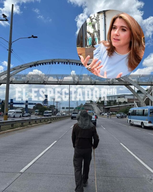 Cossette López se solidariza con el padre Leopoldo Serrano en su caminata por el diálogo nacional