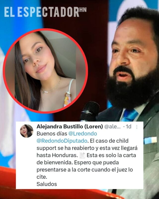 Alejandra Bustillo informa sobre su caso de manutención infantil con Luis Redondo en EE.UU.
