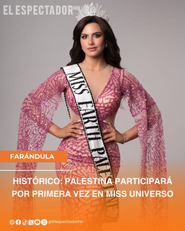 Nadeen Ayoub representará a Palestina en la 74ª edición de Miss Universo