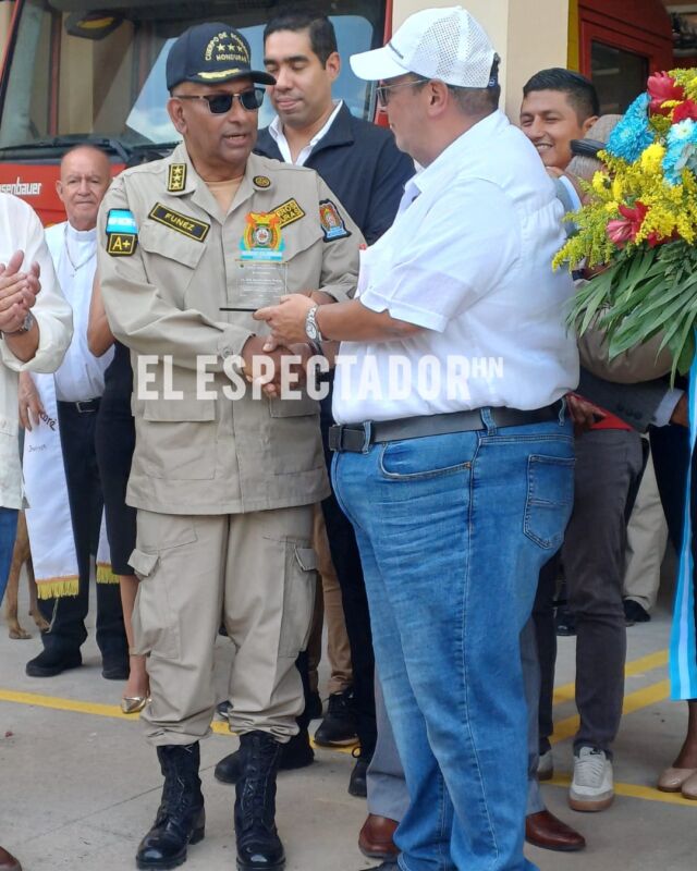 Inauguran Sub Estación de Bomberos N.8 “Coronel Asdrúval Varela Lanza” en Tegucigalpa