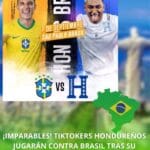 Supremo organiza partido con tiktokers brasileños tras su victoria contra el Salvador