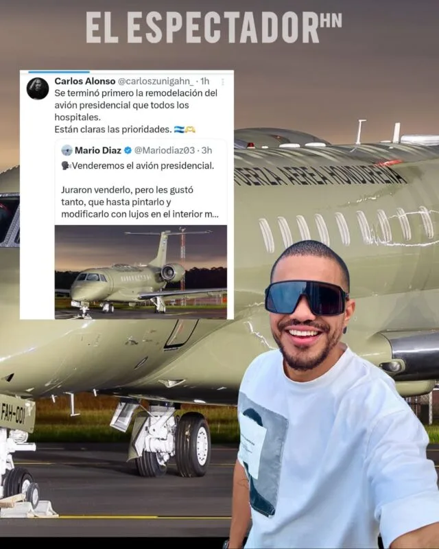 Carlos Zúniga critica remodelación del avión presidencial “están claras las prioridades”