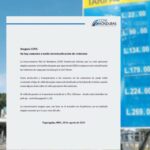 Covi asegura que no hay aumento a tarifa ni reclasificación de vehículos