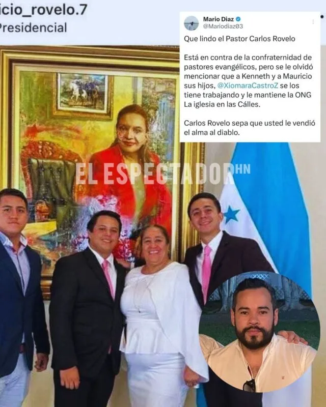 Mario Díaz denuncia al pastor Carlos Rovelo por tener vínculos con el gobierno