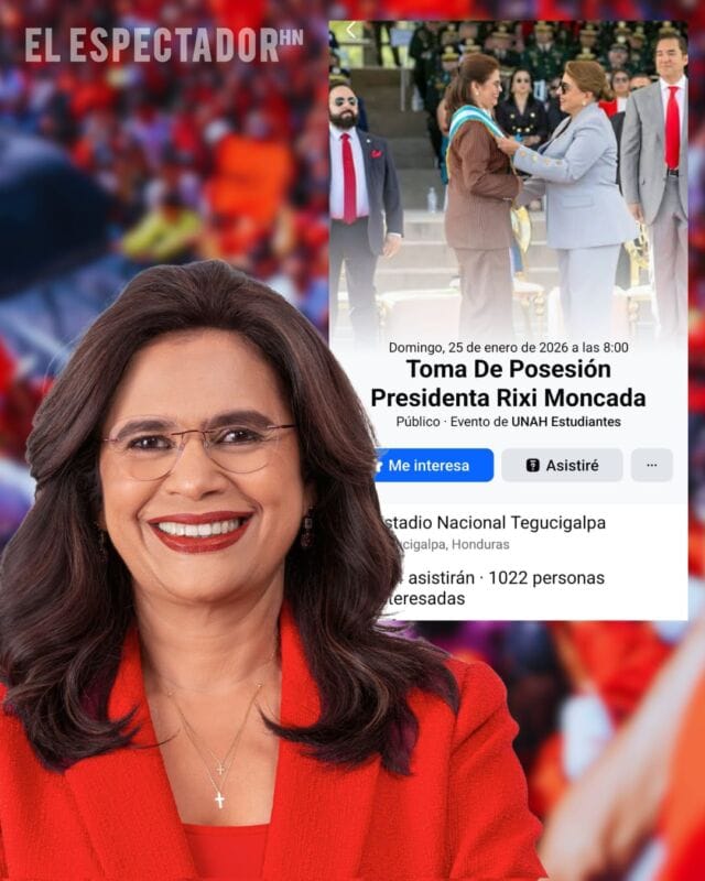 Crean evento en facebook para asitir a la toma de posesión de Rixi Moncada