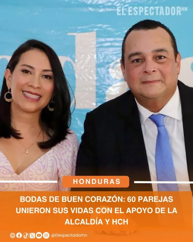 Bodas de Buen Corazón: 60 parejas unieron sus vidas con el apoyo de la Alcaldía y HCH
