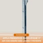 Apple presenta el nuevo iphone 17 air con diseño más ligero y potente