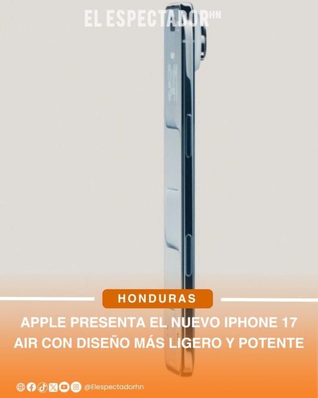 Apple presenta el nuevo iphone 17 air con diseño más ligero y potente