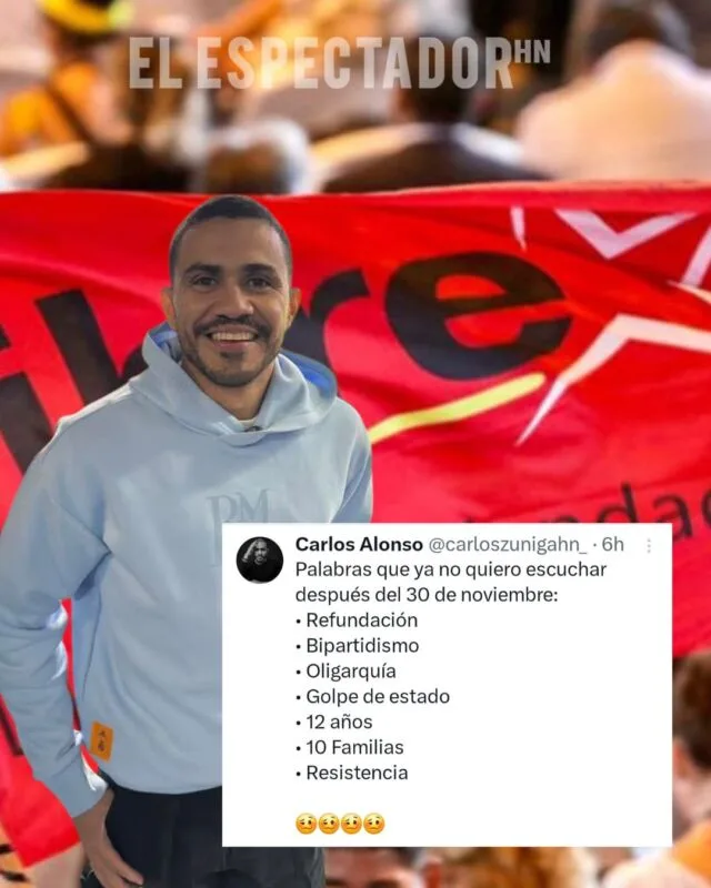 Refundación, bipartidismo y resistencia: son palabras que Carlos Zuniga no quiere escuchar más