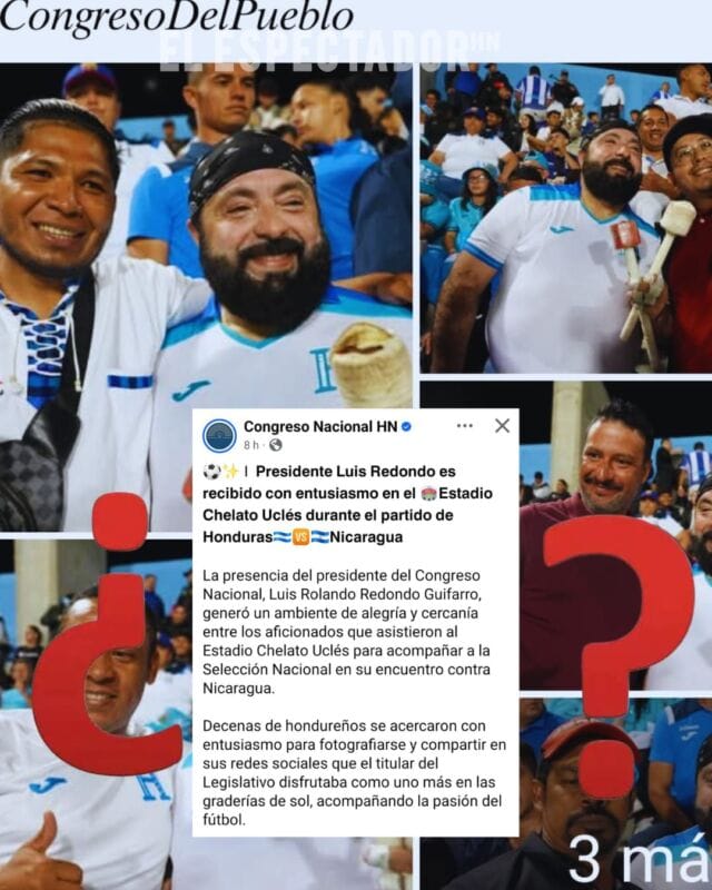 Cuestionan uso de redes del Congreso para promover asistencia personal de Luis Redondo a partido
