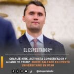 Charlie Kirk muere baleado en un evento universitario en Utah