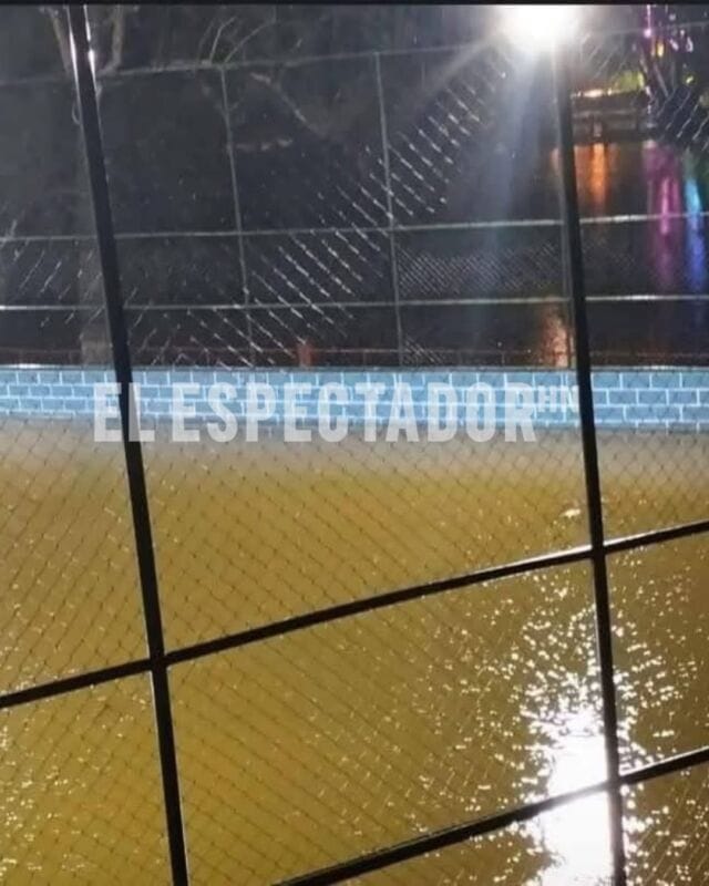 Santa Lucía informan sobre la inundación de la Laguna en el pintoresco pueblo
