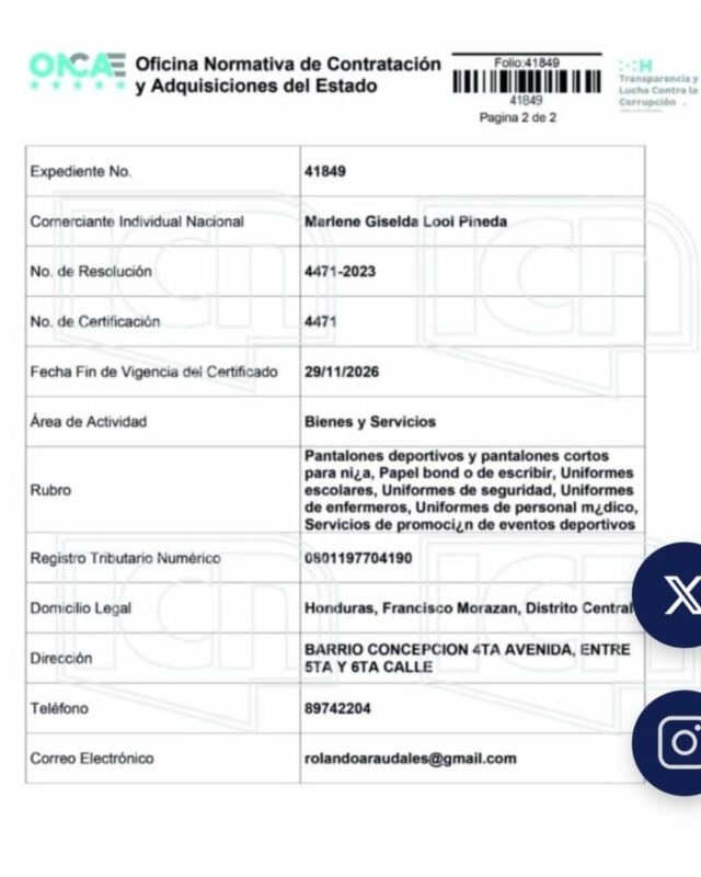 ¿Uniformes o butacas? Investigación revela extraña licitación pública