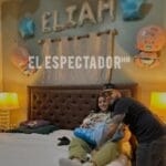 Josselin Hernández y Eliuth Cabieles celebran la llegada de su hijo Eliám