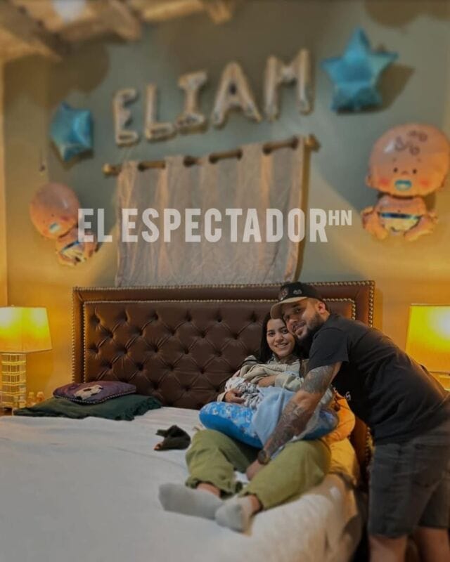 Josselin Hernández y Eliuth Cabieles celebran la llegada de su hijo Eliám