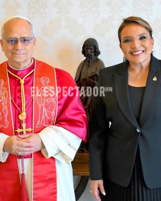 Xiomara Castro sostuvo encuentro con el papa León XIV en el Vaticano