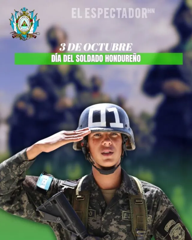 Honduras conmemora el Día del Soldado (3 de octubre)