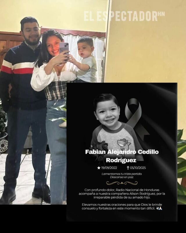 Tragedia en carretera: fallece el pequeño Fabián, hijo de la periodista Alison Machado