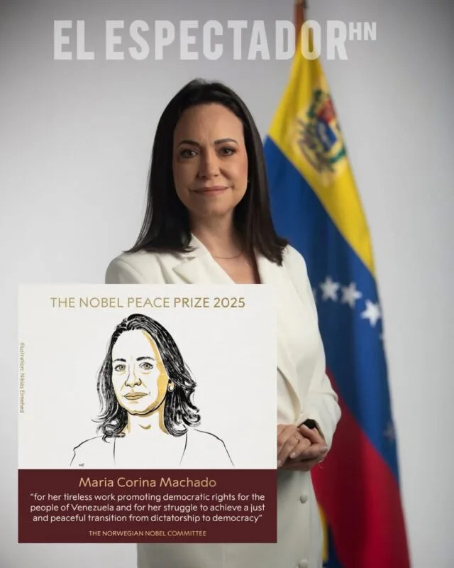 María Corina Machado Gana el Premio Nobel de la Paz 2025