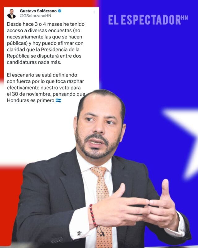 Gustavo Solórzano: Elección presidencial se definirá entre dos opciones