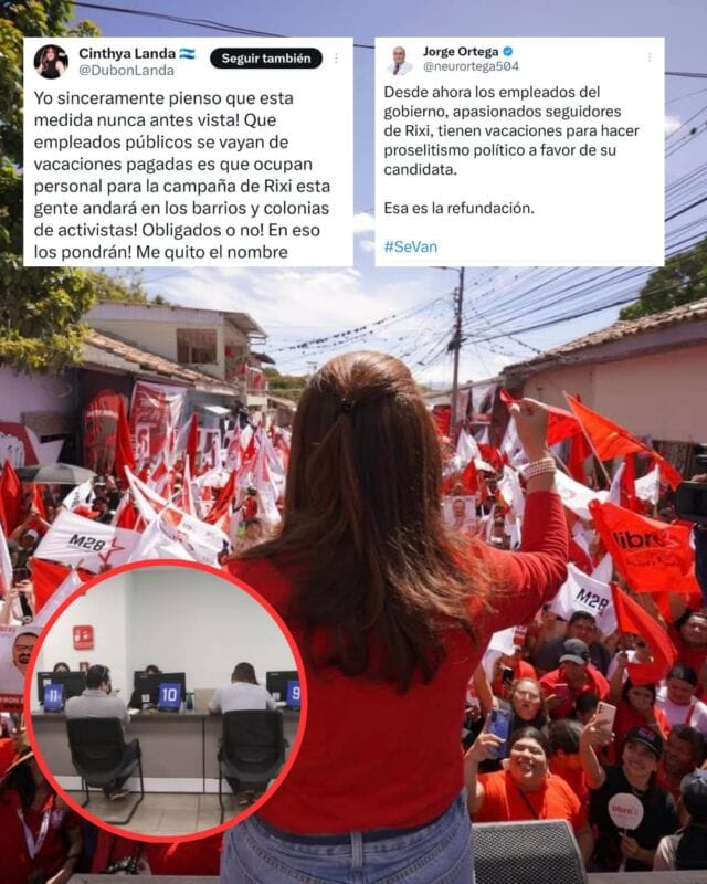 “Vacaciones pagadas para hacer política”: Hondureños cuestionan nueva medida de teletrabajo