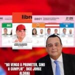 “No vengo a prometer, sino a cumplir”, dice Jorge Aldana