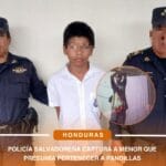Policía salvadoreña captura a menor que presumía pertenecer a pandillas