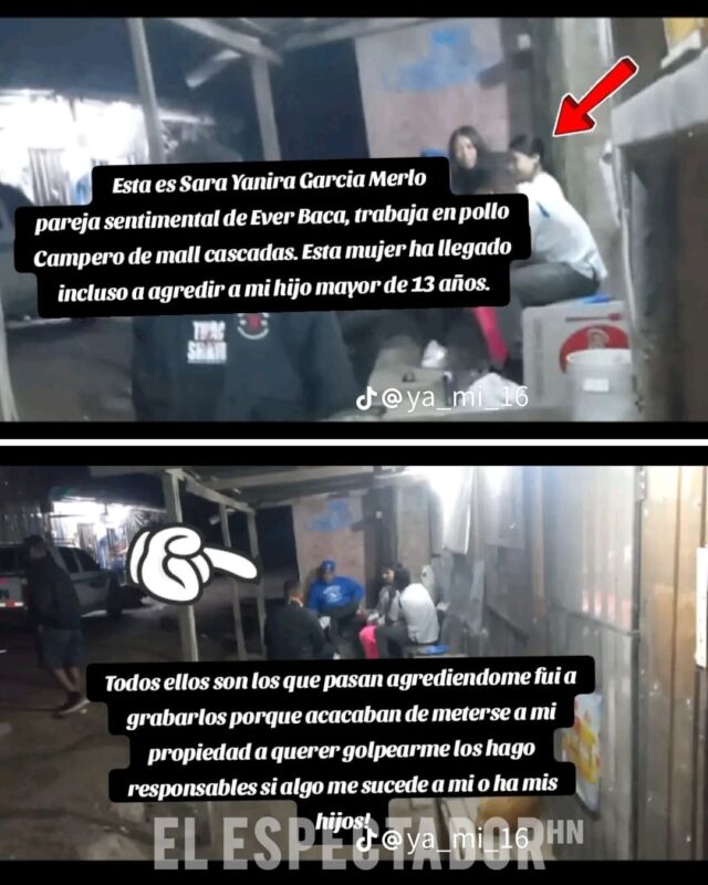 Madre hondureña denuncia abusos y acoso de vecinos en su propia casa en La Estanzuela
