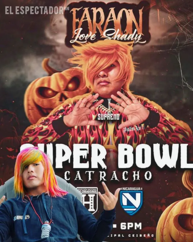 Faraón Love Shady llega a la ceiba para un show explosivo en el partido de tiktokers