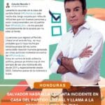 Salvador Nasralla lamenta incidente en sede liberal y pide poner fin a la violencia política
