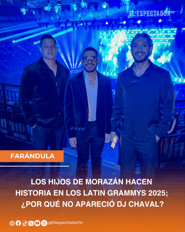 Carlos Zúñiga, José Altamirano y Fancony Zúñiga Los hijos de Morazán hacen historia en los Latin Grammys 2025.