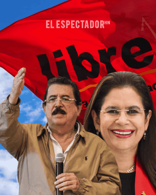 Manuel Zelaya convocando a simpatizantes de Libre para apoyar a Rixi Moncada en Olancho.